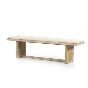 Four Hands - Clarita Dining Bench - Thames Cream - 228026-001