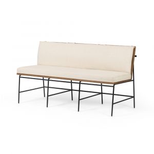Four Hands - Crete Dining Bench - Savile Flax - 228051-002