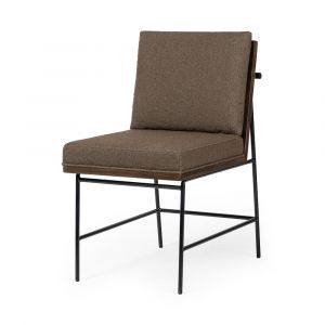 Four Hands - Crete Dining Chair - FIQA Boucle Cocoa - 108419-008