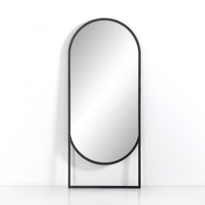 Four Hands - Dawson Floor Mirror - Matte Black - 106324-004