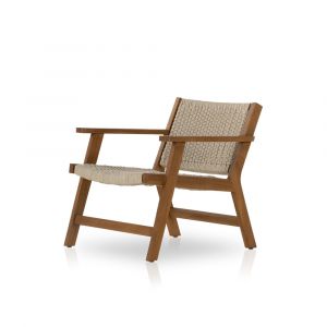 Four Hands - Delano Outdoor Chair and Ottoman - Ivory Rope - 106965-006