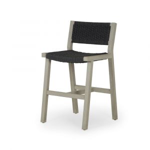 Four Hands - Delano Outdoor Counter Stool - Grey - JSOL-155