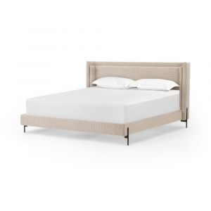 Four Hands - Dobson Bed - Perin Oatmeal - King - 108397-004