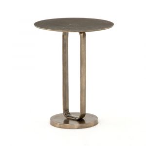 Four Hands - Douglas End Table - Aged Bronze - IMAR-215A