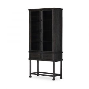 Four Hands - Driskel Cabinet - Dark Anthracite Reclaimed - 232358-001