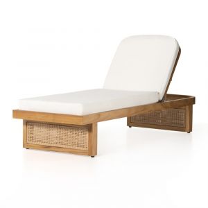 Four Hands - Duvall Merit Outdoor Chaise Lounge-Natural Teak -229407-001