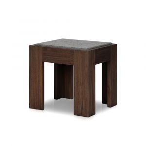 Four Hands - Duvall - Norte Outdoor End Table-Saddle Brown Fsc - 236729-003