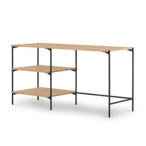 Four Hands - Eaton Modular Desk W/Shelves - Light Oak - 228243-001