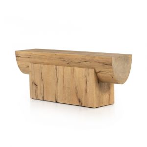 Four Hands - Elbert Console Table - Rustic Oak Veneer - 229655-001