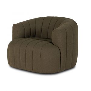 Four Hands - Elliana Swivel Chair - FIQA Boucle Olive - 235243-007