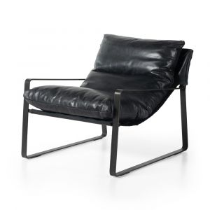 Four Hands - Emmett Sling Chair - Dakota Black - 105995-017