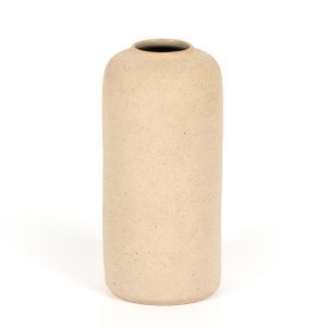 Four Hands - Evalia Tall Vase - Natural Speckled Clay - 231137-001