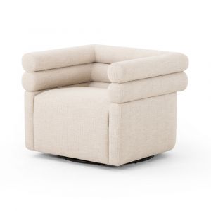 Four Hands - Evie Swivel Chair - Hampton Cream - 225262-001