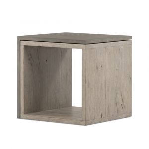Four Hands - Faro End Table - Dark Grey Concrete - 228127-001
