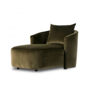 Four Hands - Farrah Chaise Lounge - Surrey Olive - 233370-006