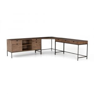 Four Hands - Trey Desk System With Filing Credenza - UFUL-039