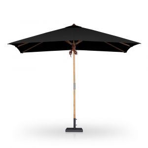 Four Hands - Garwood - Baska Outdoor Rectangular Umbrella - Arashi Black - 242880-003