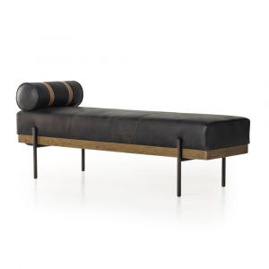 Four Hands - Giorgio Accent Bench - Rialto Ebony - 225740-007