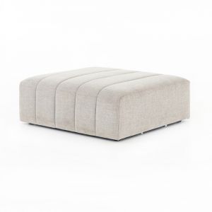 Four Hands - Langham Channelled Ottoman - CGRY-001-320-OTM