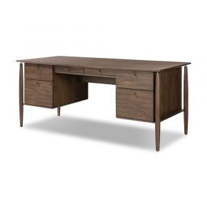 Four Hands - Haiden - Markia Executive Desk - Aged Oak Veneer - 236894-001