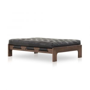 Four Hands - Halston Cocktail Ottoman - Heirloom Black - 230750-001