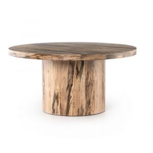 Four Hands - Hudson Round Dining Table - Spalted Primavera - 224372-006