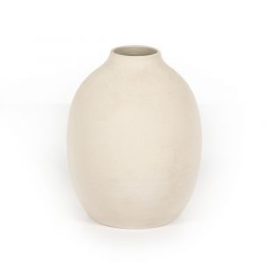 Four Hands - Ilari Vase - Cream Matte Ceramic - 231139-002