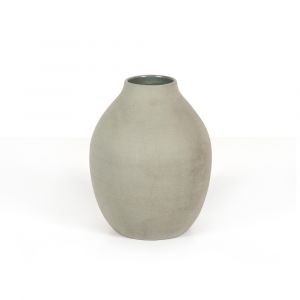 Four Hands - Ilari Vase - Light Grey Matte Ceramic - 231139-003