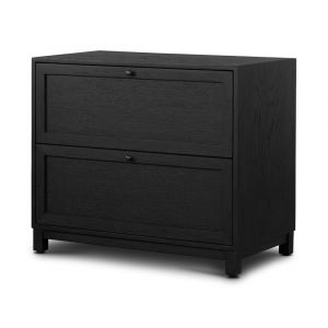 Four Hands - Irondale - Millie Nightstand-Drifted Matte Black - 233093-002