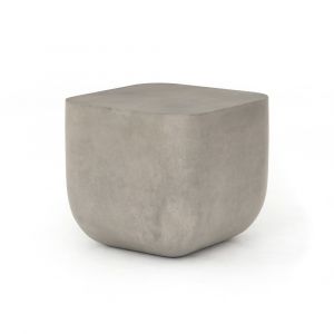 Four Hands - Ivan Square Outdoor End Table - Grey Concrete - VTHY-042