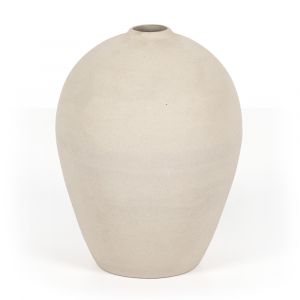 Four Hands - Izan Vase - Cream Matte Ceramic - 231136-002