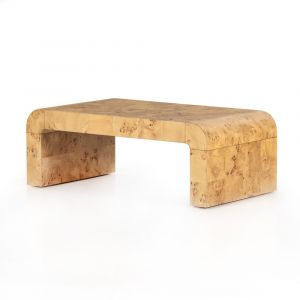 Four Hands - Jenson Coffee Table - Natural Poplar Burl Veneer - 224830-002