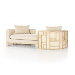 Four Hands - June Chaise - Thames Cream - 228270-004