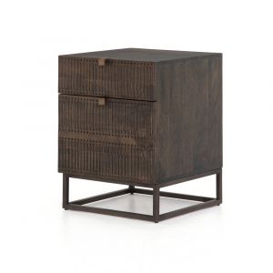 Four Hands - Kelby Filing Cabinet - Carved Vintage Brwn - 101361-002