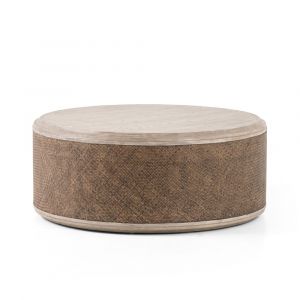 Four Hands - Kiara Coffee Table - Weathered Blonde Oak Veneer - 227901-003