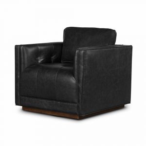 Four Hands - Kiera Swivel Chair - Sonoma Black - 106065-015