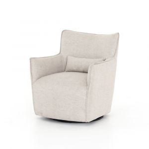 Four Hands - Kimble Swivel Chair - Noble Platinum - 106086-015