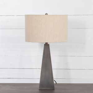 Four Hands - Leander Table Lamp-Pewter - 106318-004