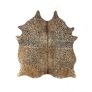 Four Hands - Leopard Printed Hide Rug - Brown & Black - 227528-002