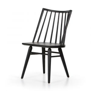 Four Hands - Lewis Windsor Chair - Black Oak - 107648-017