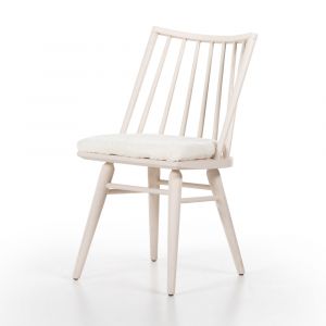 Four Hands - Lewis Windsor Chair W Cushion - Off White - 228386-016