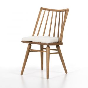 Four Hands - Lewis Windsor Chair W Cushion - Sandy Oak - 228386-014