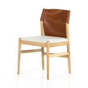 Four Hands - Lulu Armless Dining Chair - Saddle Leather - 227407-004