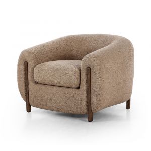 Four Hands - Lyla Chair - Sheepskin Camel - 108950-018