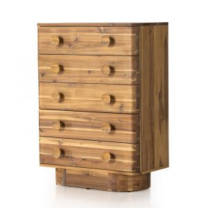 Four Hands - Mallory 5 Drawer Dresser - Light Acacia - 224341-004