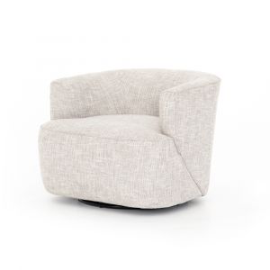 Four Hands - Mila Swivel Chair - Brazos Dove - UATR-060-891P