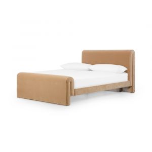 Four Hands - Mitchell King Bed - Surrey Camel - 231780-002