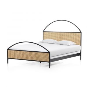 Four Hands - Natalia Bed - Natural Circle Cane - Queen - 226969-001