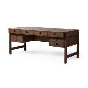 Four Hands - Oakley Desk - Dark Toasted Oak Veneer - 232732-004