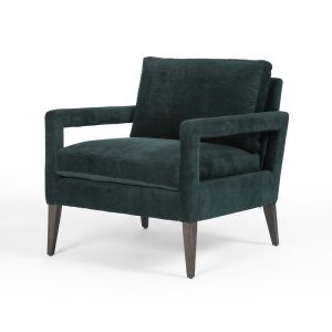 Four Hands - Olson Chair - Emerald Worn Velvet - 105771-007